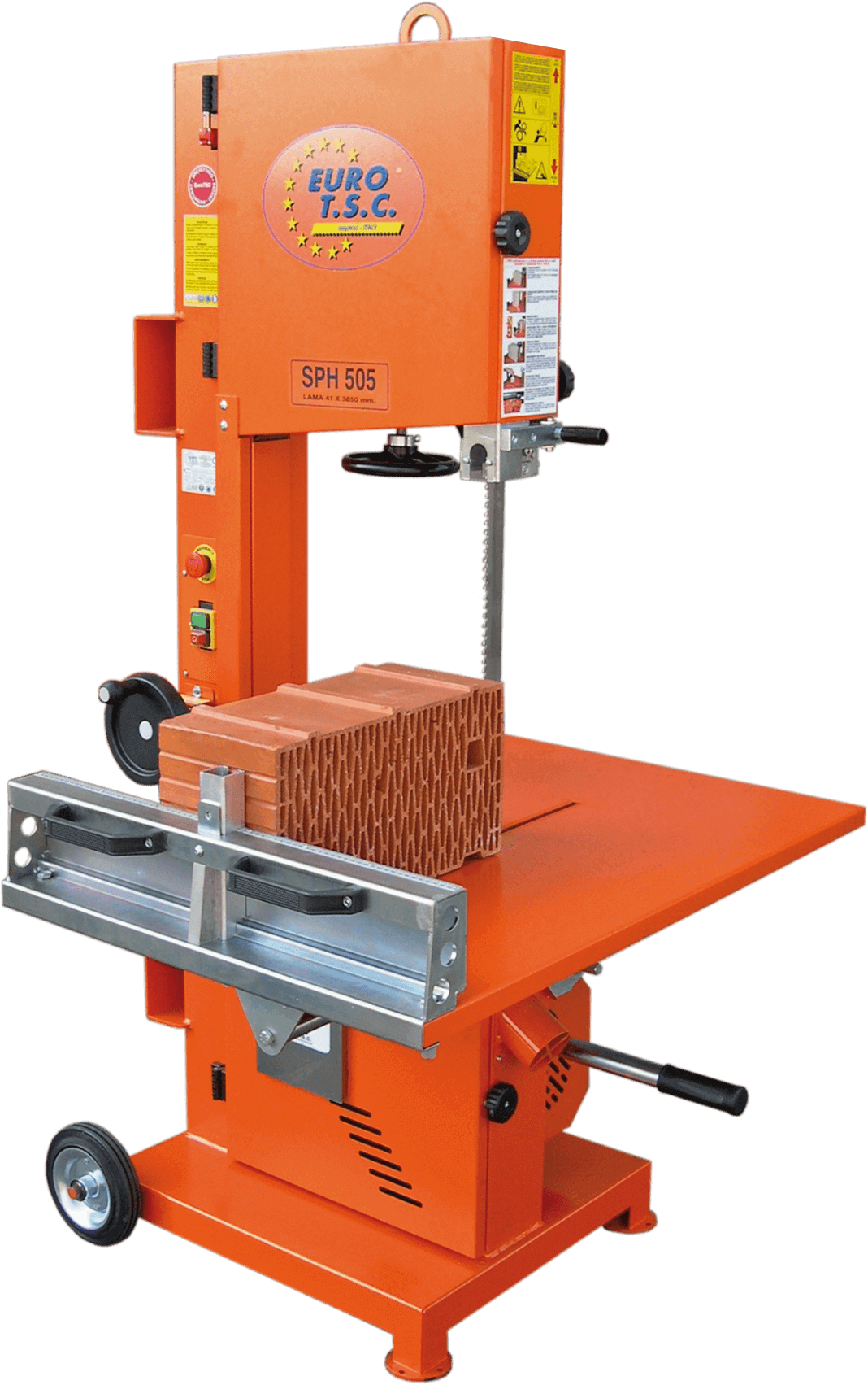 seghe a nastro con struttura rinforzata - macchine per edilizia in calcestruzzo cellulare